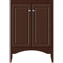 Strasser Woodenwork 33-419 - 24 X 18 X 34.5 Wallingford View Vanity Ultra Choc Oak Std