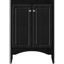 Strasser Woodenwork 33-586 - 24 X 21 X 34.5 Wallingford View Vanity Ultra Midnight Oak Std