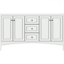 Strasser Woodenwork 33-874 - 60 X 21 X 34.5 Wallingford View Vanity Ultra Powder Grey Db