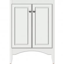 Strasser Woodenwork 33-893 - 24 X 18 X 34.5 Wallingford View Vanity Ultra Powder Grey Std