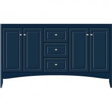 Strasser Woodenwork 34-085 - 60 X 18 X 34.5 Wallingford View Vanity Ultra Lapis Night Db