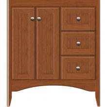 Strasser Woodenwork 30-667 - 30 X 18 X 34.5 Wallingford View Vanity Beaded Cinn Cherry Rh