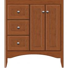 Strasser Woodenwork 30-666 - 30 X 21 X 34.5 Wallingford View Vanity Beaded Cinn Cherry Lh