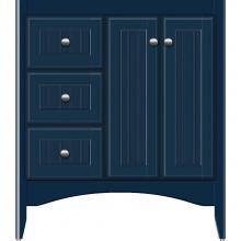 Strasser Woodenwork 34-156 - 30 X 18 X 34.5 Wallingford View Vanity Beaded Lapis Night Lh