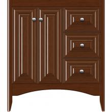 Strasser Woodenwork 30-944 - 30 X 21 X 34.5 Wallingford View Vanity Classic Miter Pecan Cherry Rh