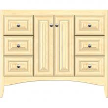 Strasser Woodenwork 30-960 - 42 X 21 X 34.5 Wallingford View Vanity Classic Miter Nat Maple Sb