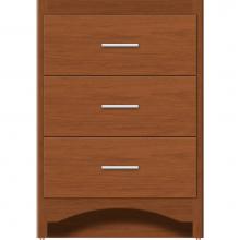 Strasser Woodenwork 45-206 - 24 X 21 X 34.5 Ravenna Town Vanity Slab Cinn Cherry 3 Drw
