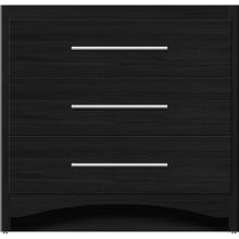Strasser Woodenwork 45-643 - 36 X 18 X 34.5 Ravenna Town Vanity Slab Midnight Oak 3 Drw