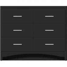 Strasser Woodenwork 45-860 - 42 X 18 X 34.5 Ravenna Town Vanity Slab Lapis Night 6 Drw