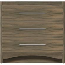 Strasser Woodenwork 45-750 - 36 X 21 X 34.5 Ravenna Town Vanity Slab Dusky Oak 3 Drw