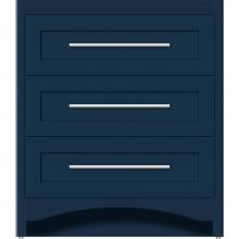 Strasser Woodenwork 45-335 - 30 X 18 X 34.5 Ravenna Town Vanity Shaker Lapis Night 3 Drw