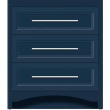 Strasser Woodenwork 45-318 - 30 X 18 X 34.5 Ravenna Town Vanity Ogee Miter Lapis Night 3 Drw