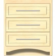 Strasser Woodenwork 45-535 - 30 X 21 X 34.5 Ravenna Town Vanity Ultra Nat Maple 3 Drw