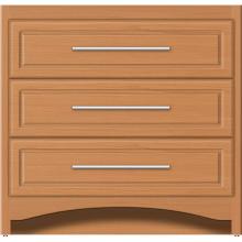 Strasser Woodenwork 45-772 - 36 X 21 X 34.5 Ravenna Town Vanity Ultra Nat Oak 3 Drw