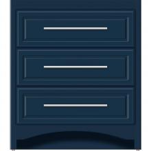Strasser Woodenwork 45-484 - 30 X 21 X 34.5 Ravenna Town Vanity Ultra Lapis Night 3 Drw