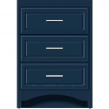 Strasser Woodenwork 45-254 - 24 X 21 X 34.5 Ravenna Town Vanity Ultra Lapis Night 3 Drw