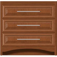 Strasser Woodenwork 45-557 - 36 X 18 X 34.5 Ravenna Town Vanity Classic Miter Cinn Cherry 3 Drw