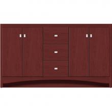 Strasser Woodenwork 43-595 - 60 X 21 X 34.5 Ravenna View Vanity Slab Dk Cherry Db