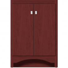 Strasser Woodenwork 40-078 - 24 X 18 X 34.5 Ravenna View Vanity Slab Dk Cherry Std