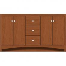 Strasser Woodenwork 43-593 - 60 X 21 X 34.5 Ravenna View Vanity Slab Cinn Cherry Db