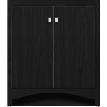 Strasser Woodenwork 40-790 - 30 X 21 X 34.5 Ravenna View Vanity Slab Midnight Oak Std