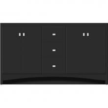 Strasser Woodenwork 43-934 - 60 X 21 X 34.5 Ravenna View Vanity Slab Sat Black Db