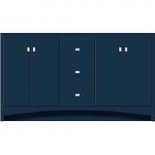 Strasser Woodenwork 43-327 - 60 X 18 X 34.5 Ravenna View Vanity Slab Lapis Night Db