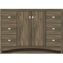 Strasser Woodenwork 42-662 - 48 X 18 X 34.5 Ravenna View Vanity Slab Dusky Oak Sb