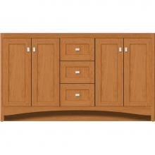 Strasser Woodenwork 43-297 - 60 X 18 X 34.5 Ravenna View Vanity Shaker Nat Cherry Db