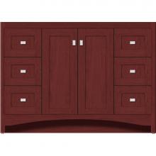 Strasser Woodenwork 42-638 - 48 X 18 X 34.5 Ravenna View Vanity Shaker Dk Cherry Sb