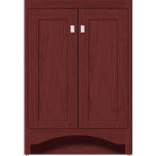 Strasser Woodenwork 40-170 - 24 X 21 X 34.5 Ravenna View Vanity Shaker Dk Cherry Std