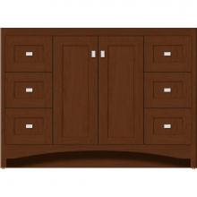 Strasser Woodenwork 42-986 - 48 X 21 X 34.5 Ravenna View Vanity Shaker Pecan Cherry Sb