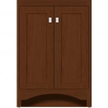 Strasser Woodenwork 40-167 - 24 X 21 X 34.5 Ravenna View Vanity Shaker Pecan Cherry Std