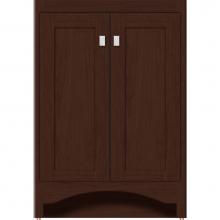 Strasser Woodenwork 40-177 - 24 X 21 X 34.5 Ravenna View Vanity Shaker Choc Cherry Std