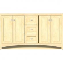 Strasser Woodenwork 43-571 - 60 X 21 X 34.5 Ravenna View Vanity Shaker Nat Maple Db