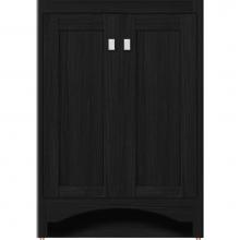 Strasser Woodenwork 40-064 - 24 X 18 X 34.5 Ravenna View Vanity Shaker Midnight Oak Std