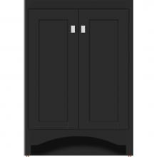 Strasser Woodenwork 40-180 - 24 X 21 X 34.5 Ravenna View Vanity Shaker Sat Black Std