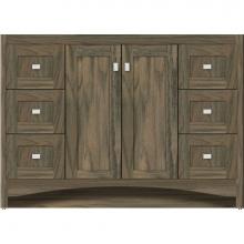 Strasser Woodenwork 42-639 - 48 X 18 X 34.5 Ravenna View Vanity Shaker Dusky Oak Sb