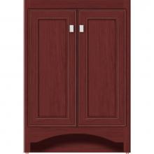 Strasser Woodenwork 40-136 - 24 X 21 X 34.5 Ravenna View Vanity Deco Miter Dk Cherry Std