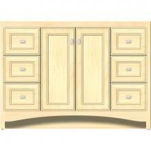 Strasser Woodenwork 42-593 - 48 X 18 X 34.5 Ravenna View Vanity Deco Miter Nat Maple Sb