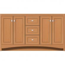 Strasser Woodenwork 43-457 - 60 X 21 X 34.5 Ravenna View Vanity Deco Miter Nat Oak Db