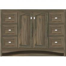 Strasser Woodenwork 42-936 - 48 X 21 X 34.5 Ravenna View Vanity Deco Miter Dusky Oak Sb