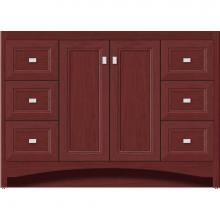 Strasser Woodenwork 42-970 - 48 X 21 X 34.5 Ravenna View Vanity Ogee Miter Dk Cherry Sb