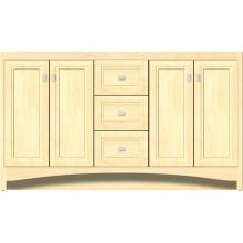 Strasser Woodenwork 43-537 - 60 X 21 X 34.5 Ravenna View Vanity Ogee Miter Nat Maple Db