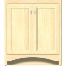 Strasser Woodenwork 40-367 - 30 X 18 X 34.5 Ravenna View Vanity Ogee Miter Nat Maple Std