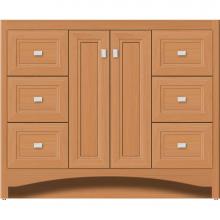 Strasser Woodenwork 42-053 - 42 X 18 X 34.5 Ravenna View Vanity Ogee Miter Nat Oak Sb