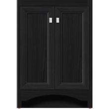 Strasser Woodenwork 40-047 - 24 X 18 X 34.5 Ravenna View Vanity Ogee Miter Midnight Oak Std