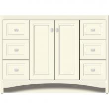 Strasser Woodenwork 42-981 - 48 X 21 X 34.5 Ravenna View Vanity Ogee Miter Sat Biscuit Sb