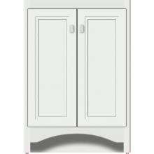 Strasser Woodenwork 40-161 - 24 X 21 X 34.5 Ravenna View Vanity Ogee Miter Powder Grey Std