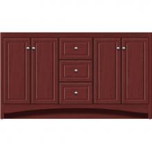 Strasser Woodenwork 43-363 - 60 X 18 X 34.5 Ravenna View Vanity Ultra Dk Cherry Db